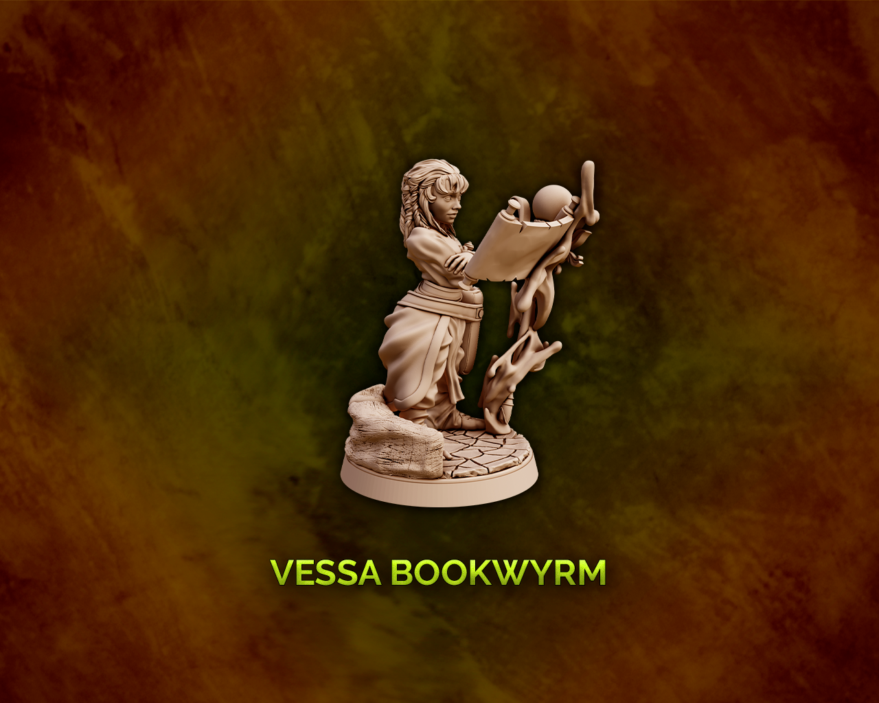 Vessa Bookwyrm - Halfling Wizard
